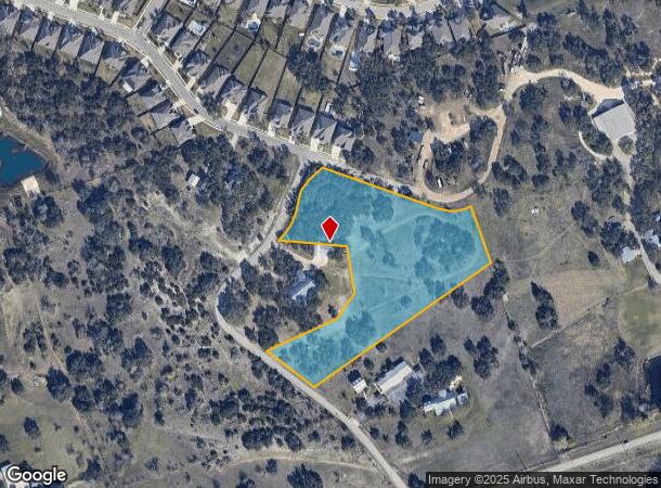 Winding Oak Dr, Leander, TX Parcel Map
