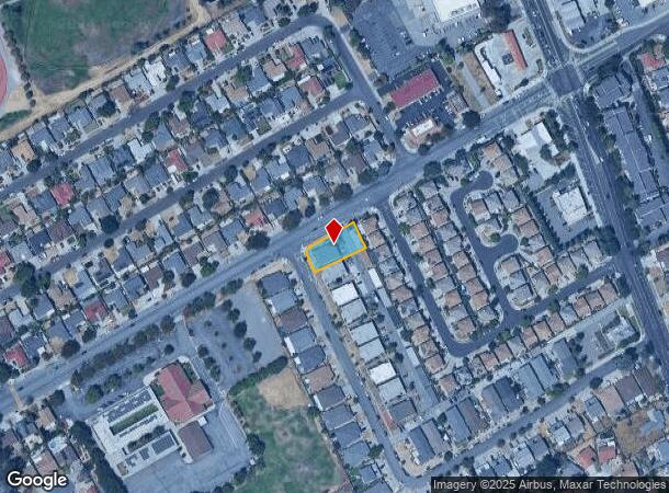  1298 Quincy Dr, San Jose, CA Parcel Map