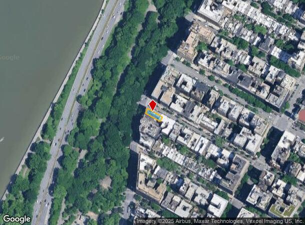  127 Riverside Dr, New York, NY Parcel Map