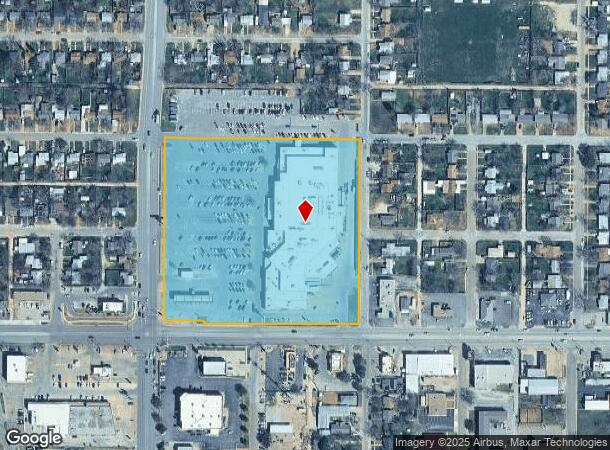 1345 Barrow St, Abilene, TX Parcel Map
