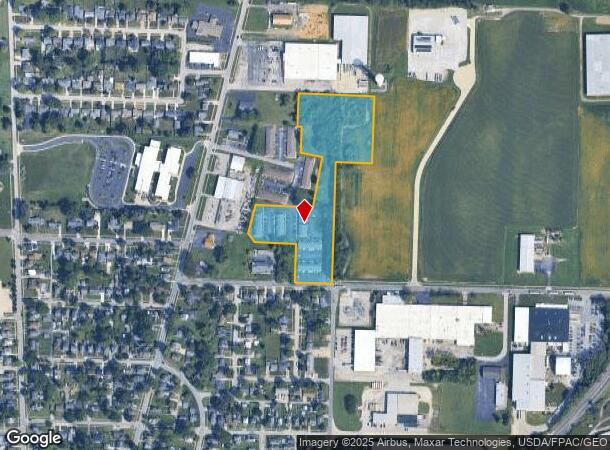 300 Steeplechase Ave, Bellevue, OH Parcel Map