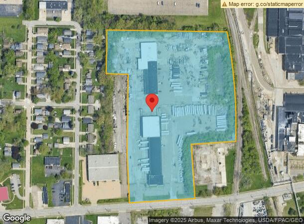  1355 E Archwood Ave, Akron, OH Parcel Map