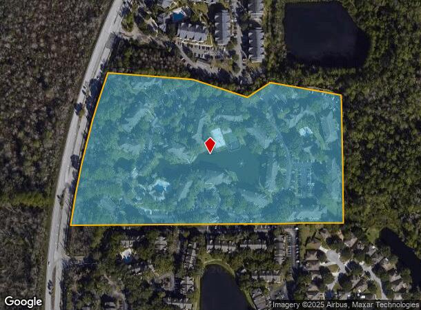  653 Monument Rd, Jacksonville, FL Parcel Map