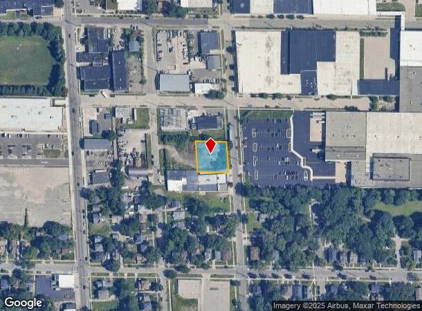  1615 College Ave Se, Grand Rapids, MI Parcel Map