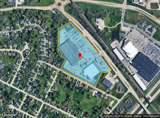  2460 Main St, Green Bay, WI Parcel Map