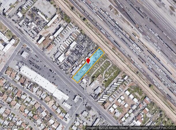  7127 Alameda Ave, El Paso, TX Parcel Map