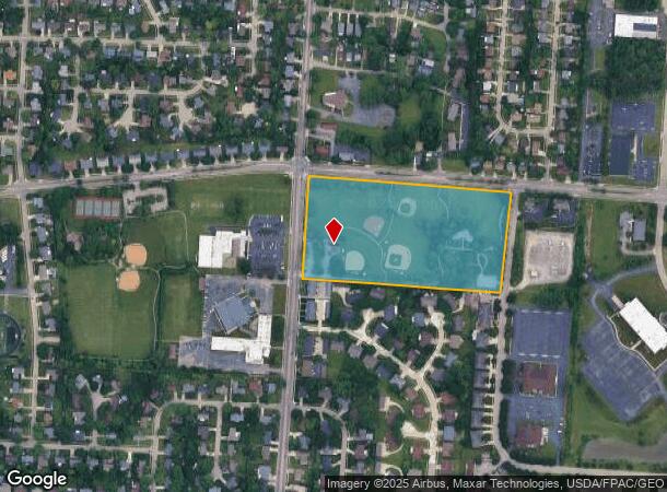  E David Rd, Dayton, OH Parcel Map