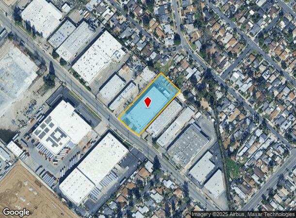  12884 Bradley Ave, Sylmar, CA Parcel Map