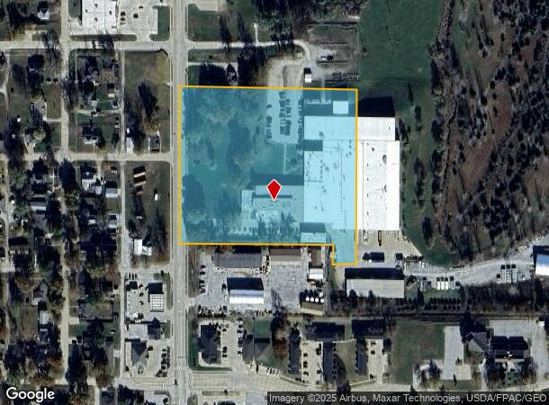  2100 J St, Auburn, NE Parcel Map