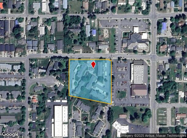 1509 Oak St, Sandpoint, ID Parcel Map