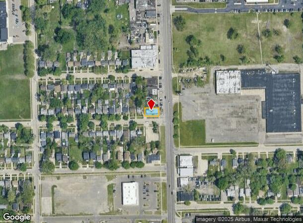 21005 Dequindre Rd, Hazel Park, MI Parcel Map