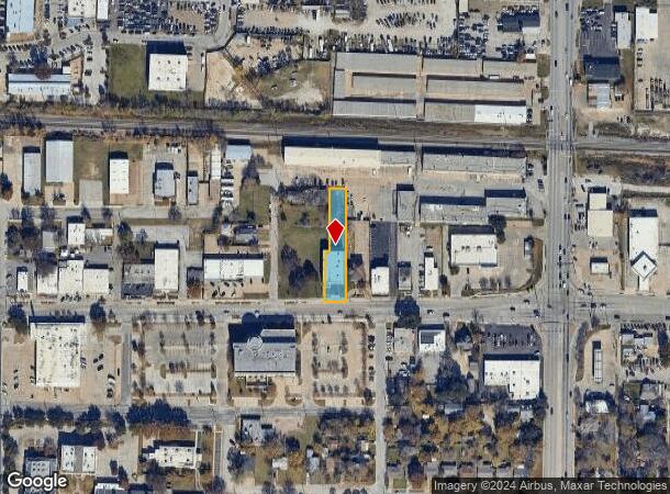  705 E Abram St, Arlington, TX Parcel Map