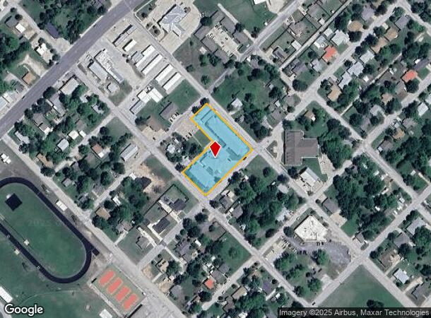 1210 Jackson St, Bowie, TX Parcel Map