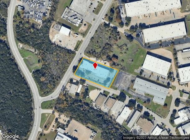  8107 Springdale Rd, Austin, TX Parcel Map