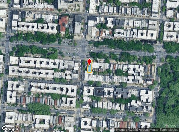  1128 Eastern Pky, Brooklyn, NY Parcel Map