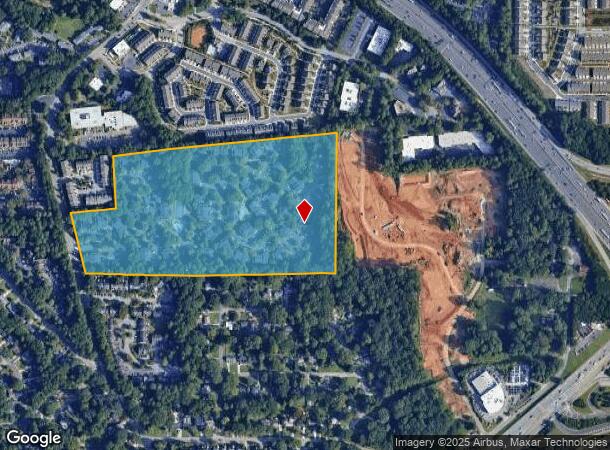 4121 N Peachtree Rd, Brookhaven, GA Parcel Map