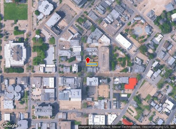  551 Jefferson St, Lafayette, LA Parcel Map