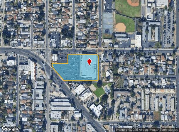 7789 Foothill Blvd, Tujunga, CA Parcel Map