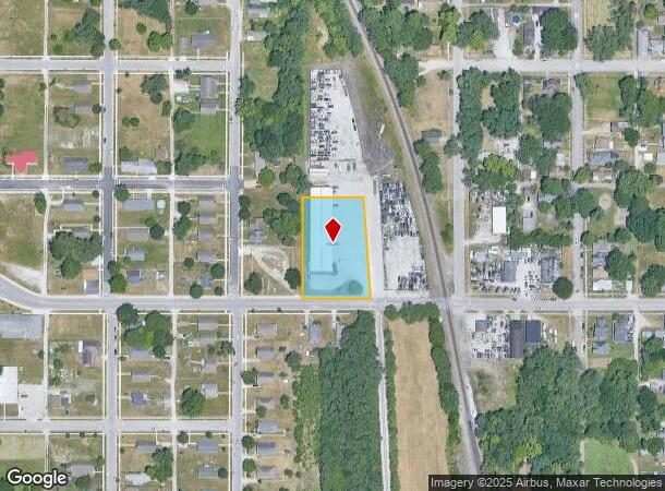  1420 Washington Ave, Terre Haute, IN Parcel Map