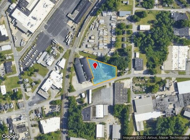  1218 W Ward Ave, High Point, NC Parcel Map