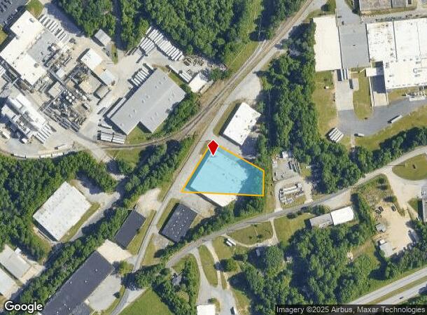  1581 Prospect St, High Point, NC Parcel Map