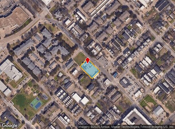  1919 N Haskell Ave, Dallas, TX Parcel Map