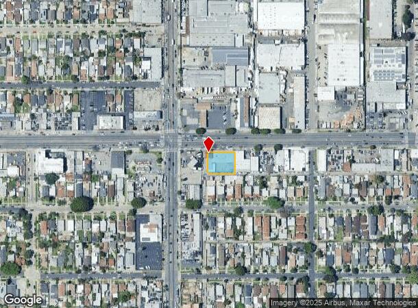 610 E Florence Ave, Los Angeles, CA Parcel Map