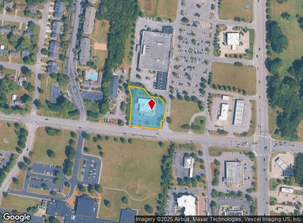  128 W Thompson Ln, Murfreesboro, TN Parcel Map