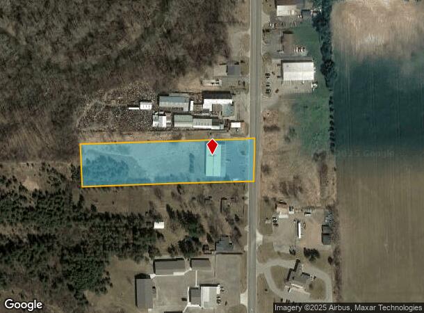  7565 S Brockway Rd, Brockway, MI Parcel Map