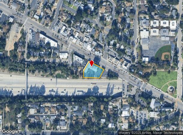  1346 Foothill Blvd, La Canada Flintridge, CA Parcel Map