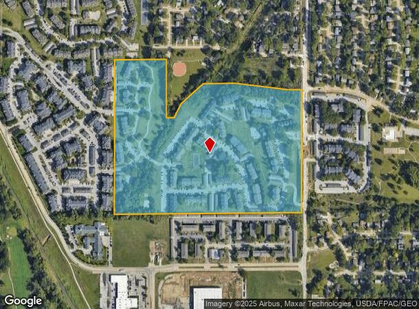  1414 N 108Th St, Omaha, NE Parcel Map