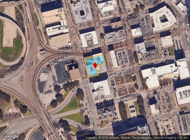 501 N Elm St, Dallas, TX Parcel Map