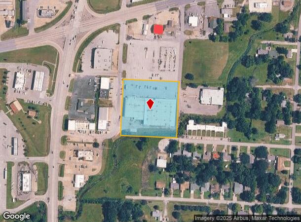  1211 W Cherokee St, Wagoner, OK Parcel Map