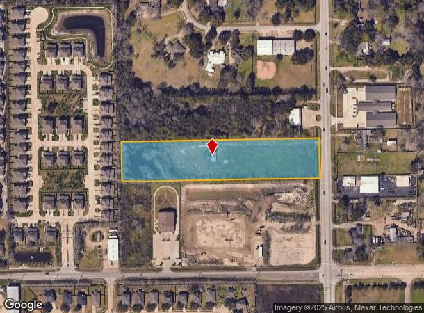  2932 Manvel Rd, Pearland, TX Parcel Map
