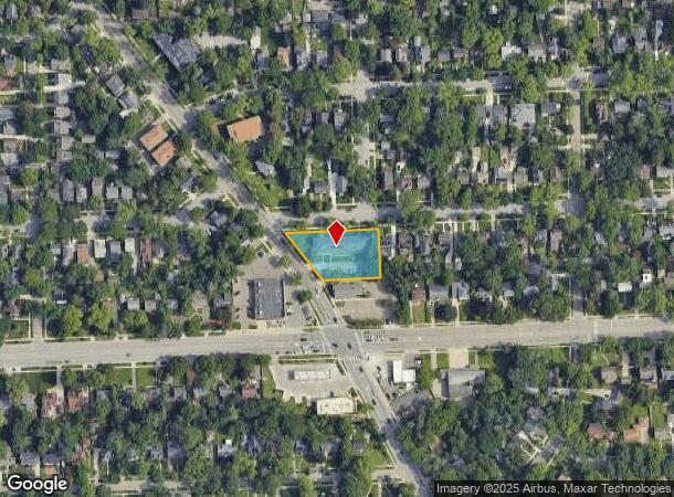 1408 Shadford Rd, Ann Arbor, MI Parcel Map
