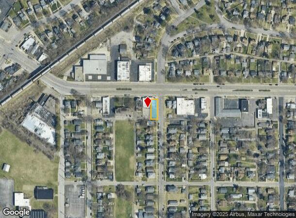  1318 Mishawaka Ave, South Bend, IN Parcel Map