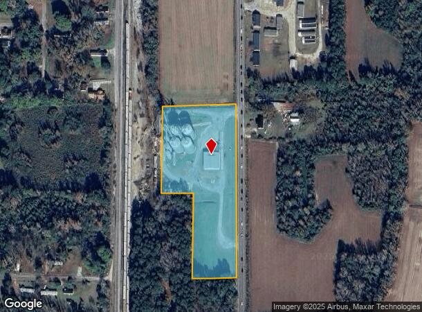 612 S Brown St, Chadbourn, NC Parcel Map