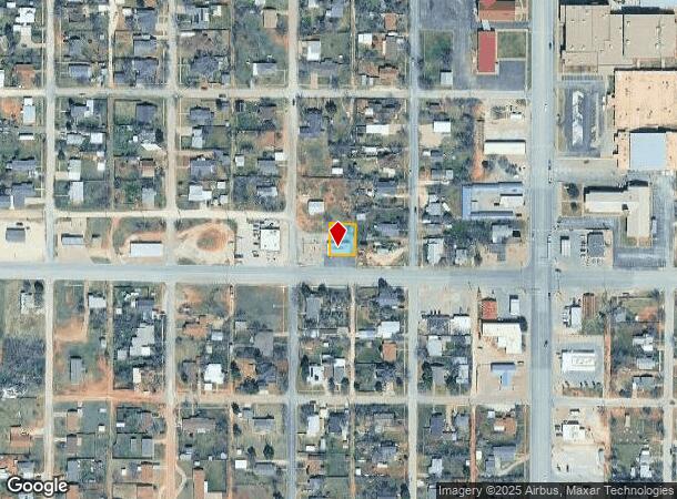 1220 17Th St, Anson, TX Parcel Map