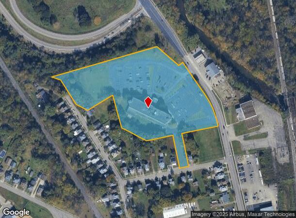 255 Spring St, Sayre, PA Parcel Map