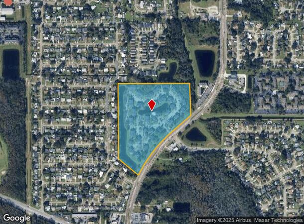  7100 Gateshead Cir, Orlando, FL Parcel Map