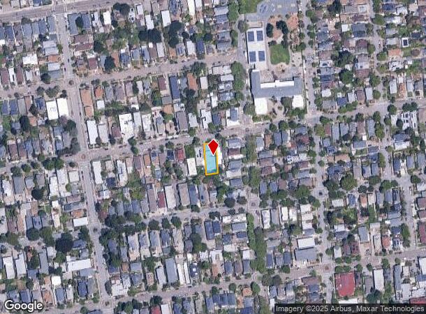 1644 Prince St, Berkeley, CA Parcel Map