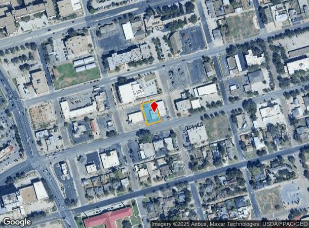  2002 W Wall St, Midland, TX Parcel Map