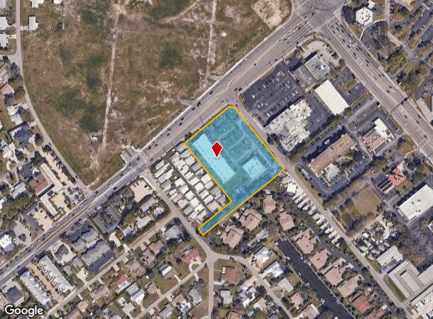 1890 Stickney Point Rd, Sarasota, FL Parcel Map