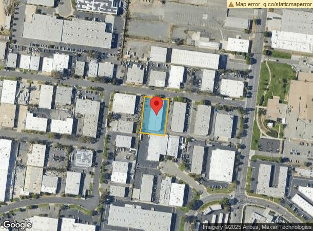  1560 Commerce St, Corona, CA Parcel Map