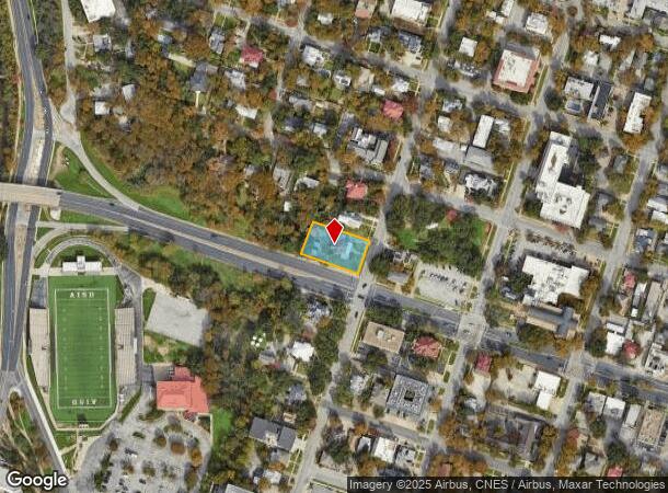  1502 West Ave, Austin, TX Parcel Map