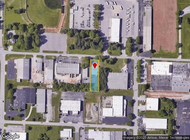 2932 E Pythian St, Springfield, MO Parcel Map