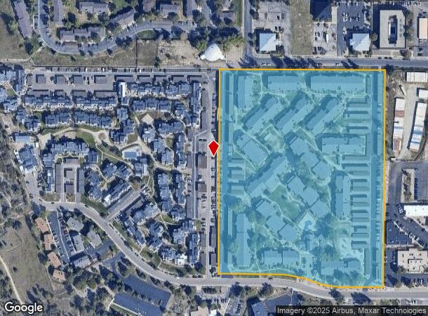  3578 Parkmoor Village Dr, Colorado Springs, CO Parcel Map