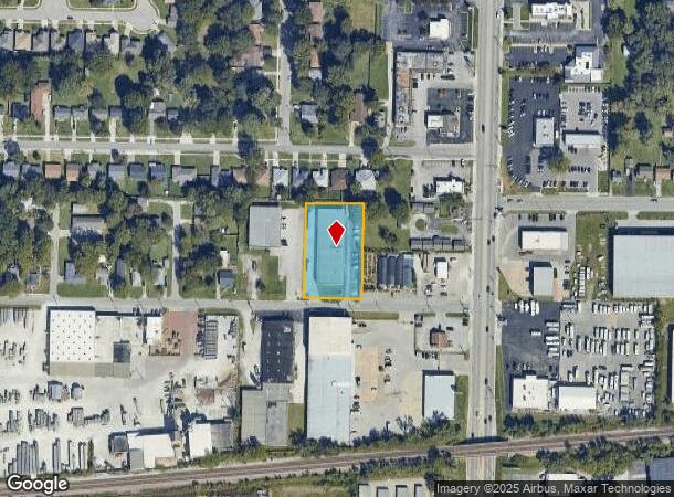 1745 E Atlantic St, Springfield, MO Parcel Map