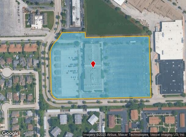  5140 Rivercrest Ct, Crestwood, IL Parcel Map