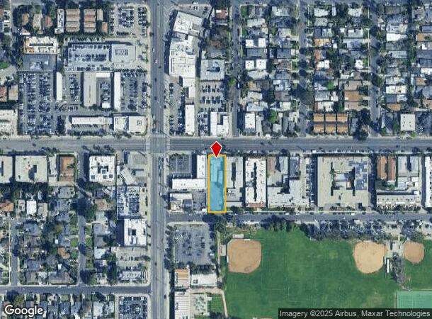  14444 Magnolia Blvd, Sherman Oaks, CA Parcel Map